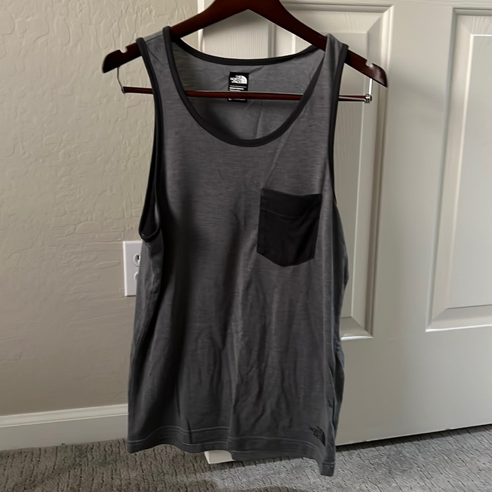 North Face Tank Top - Medium - Grey